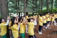  2019.07.19 학생기자단(FEP) 청태산휴양림 숲사랑 체험교육 및 힐링  - 강사님 소개, 몸풀기~